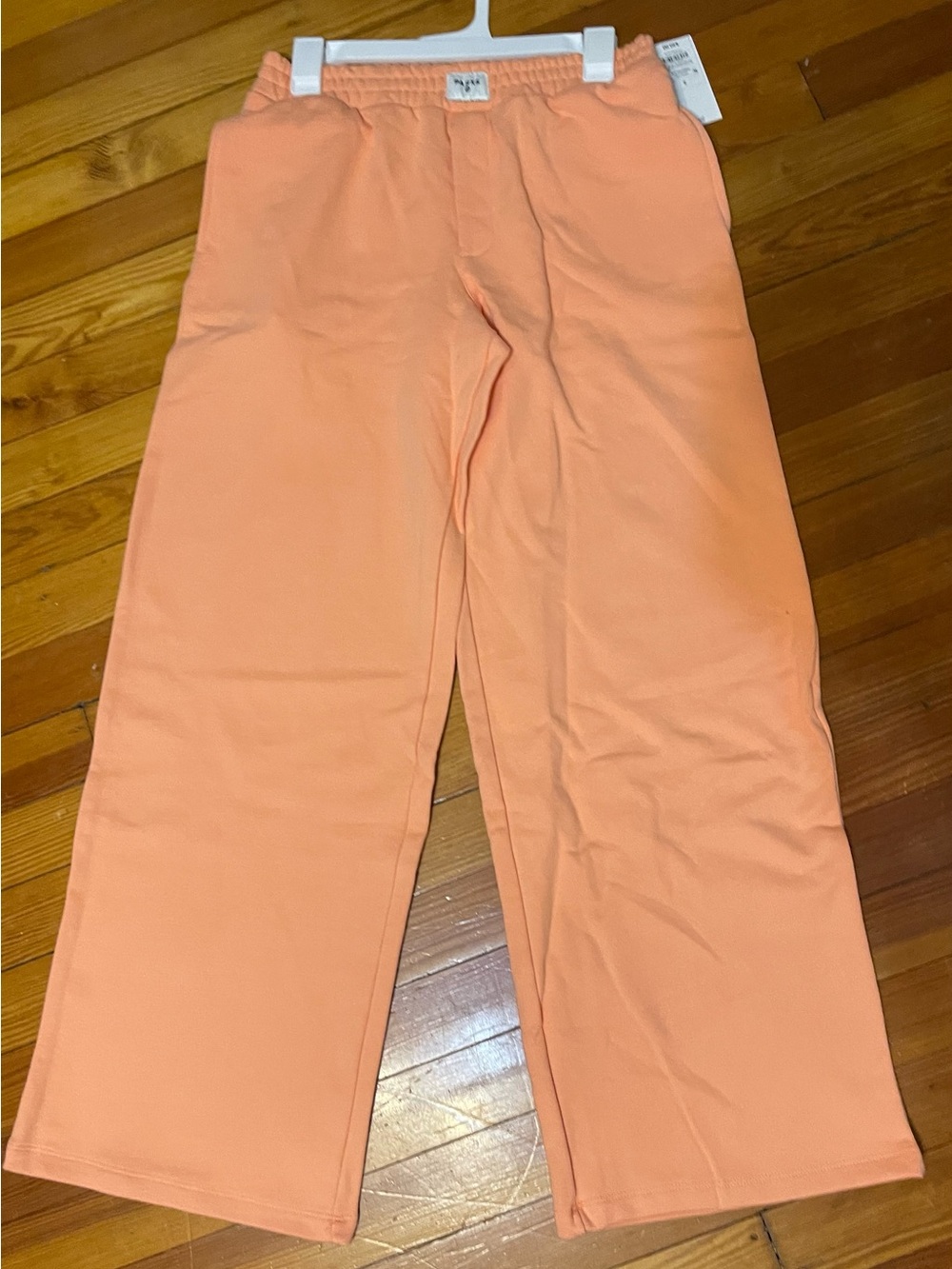 PARKE x Target High-Rise Boxer Sweatpants — Peach Orange — Size S — NWT